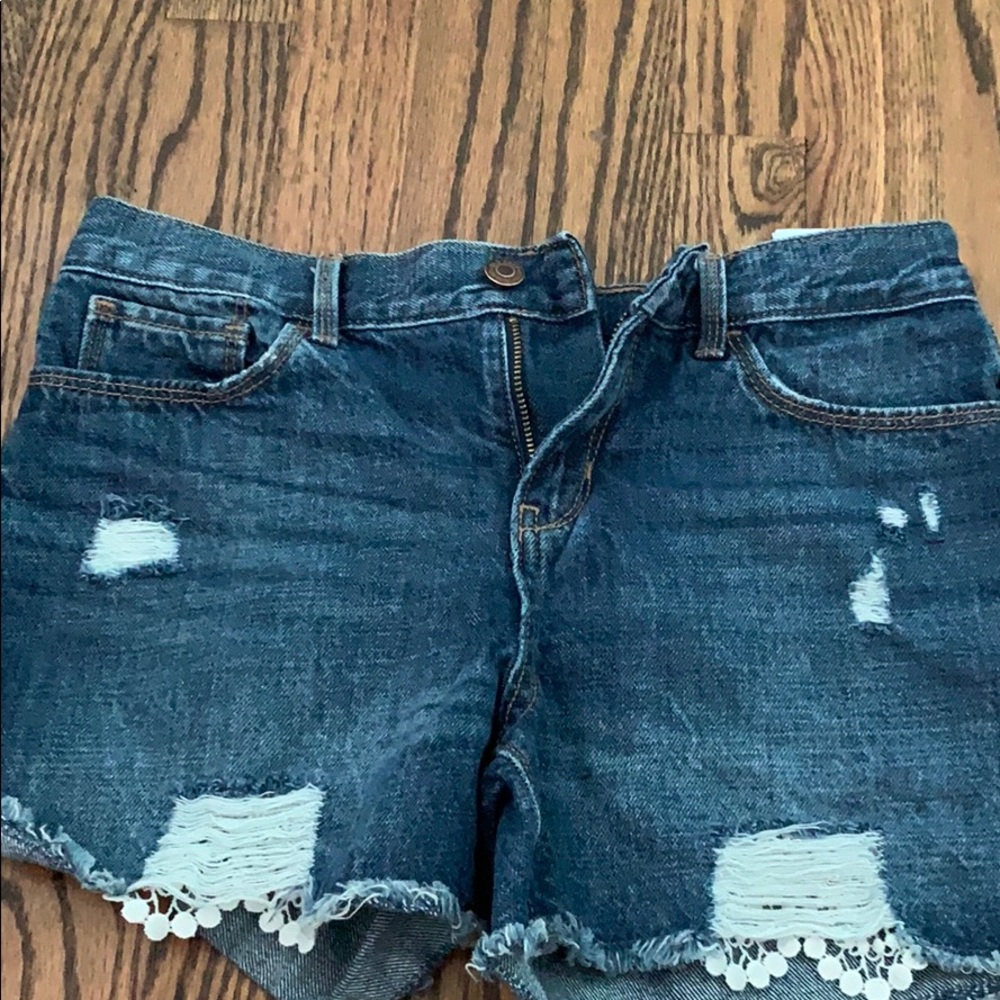 Old navy kids jean shorts